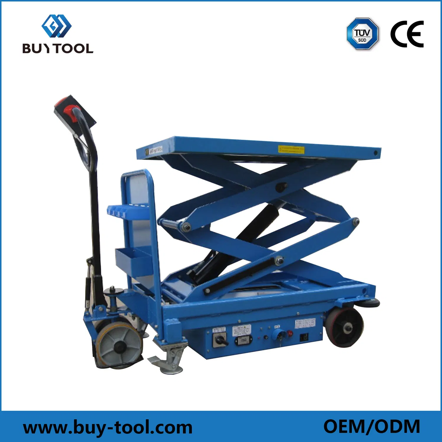 Self-Propelled Electric Hydraulic Scissor Lift for Cargo Handling