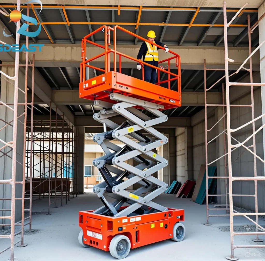 Hydraulic Self - Propelled Scissor Lift for Rent Self-Propelled Mobile Scissor Lift Indoor Outdoor Dual Use Stable Efficient Material Handling for Construction
