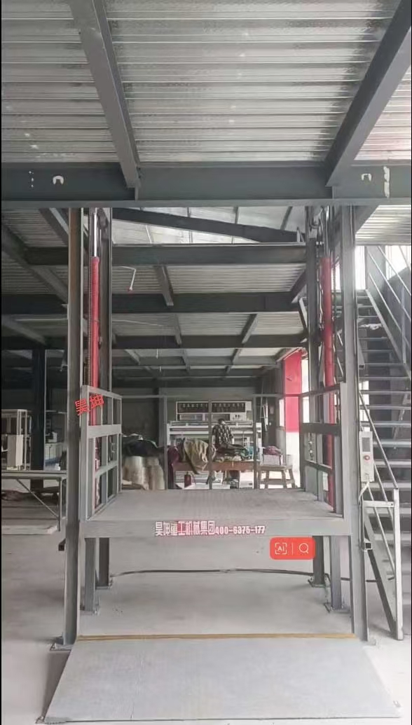 500kg -3ton Hydraulic Industrial Goods Freight Elevator Cargo Lift for Factory Construction