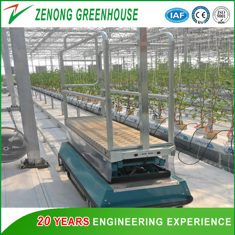 Agriculture Height Scissor Lift   Elevating Work Platform for Greenhouse High Harvest