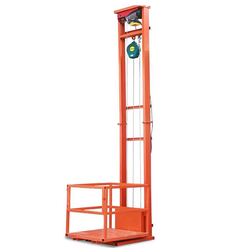 Industrial Warehouse Elevator Electric Cargo Lift Platform/Wall Mounted Cargo Lifter/Lifting Column for Goods Lifting