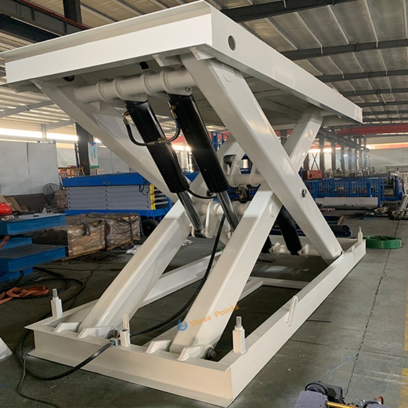 High Quality CE 5ton Warehouse Cargo Hydraulic Fixed Scissor Lift for Sale