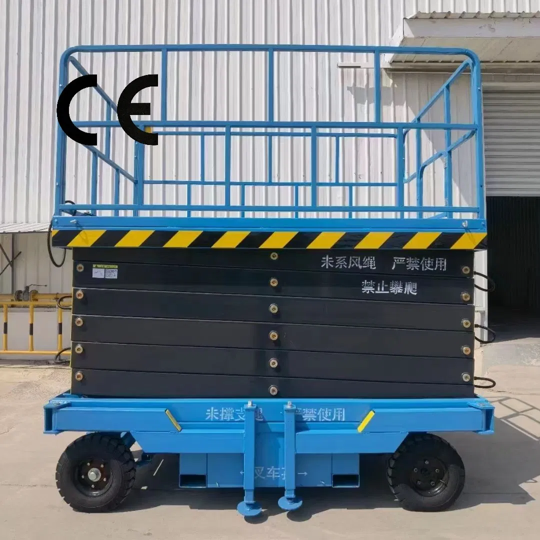 Guide Rail Cargo Lift Hydraulic Drive Industrial Goods Elevator for Logistics Warehouse
