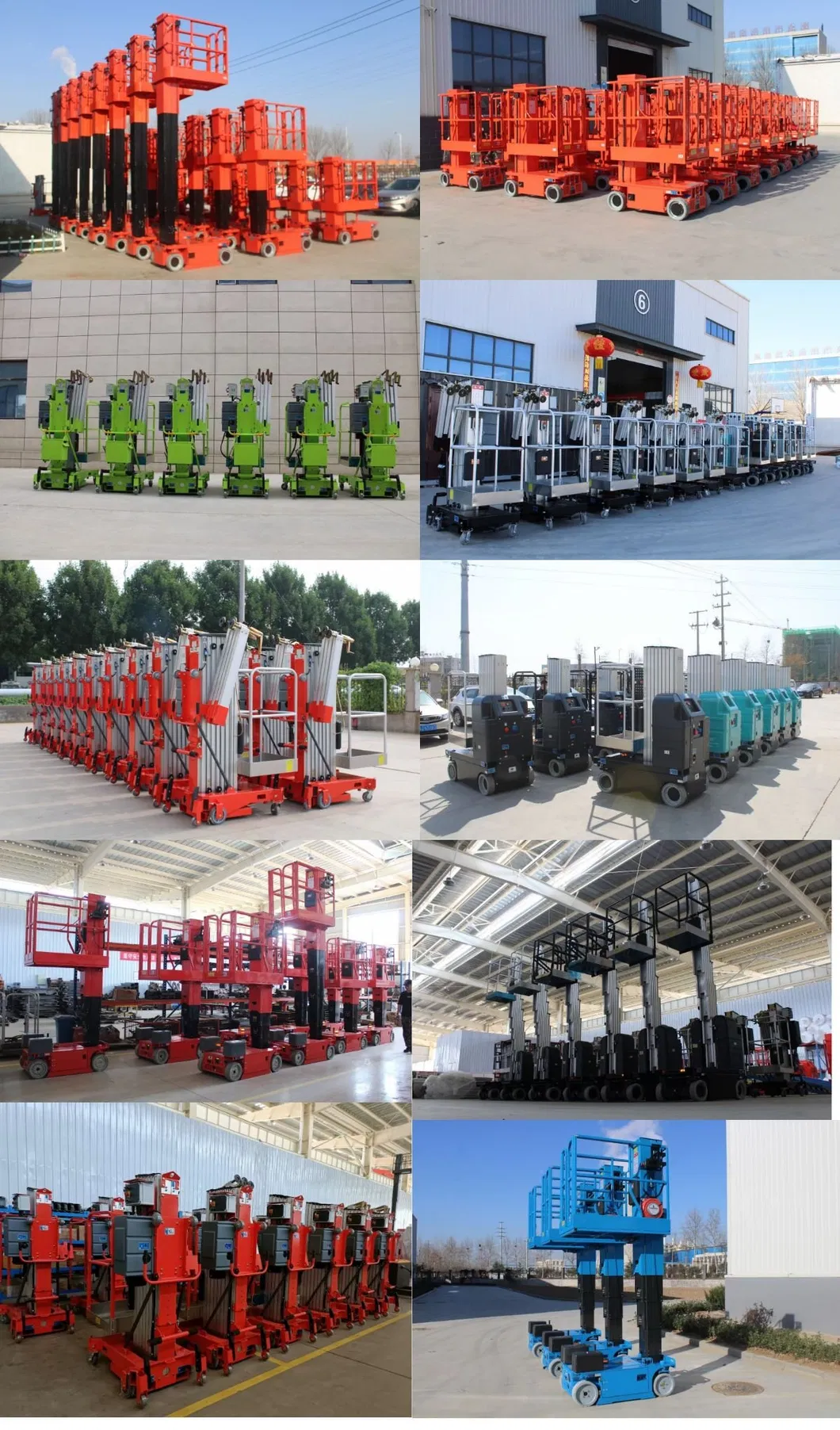 Vertical Mast Lift Dimensions