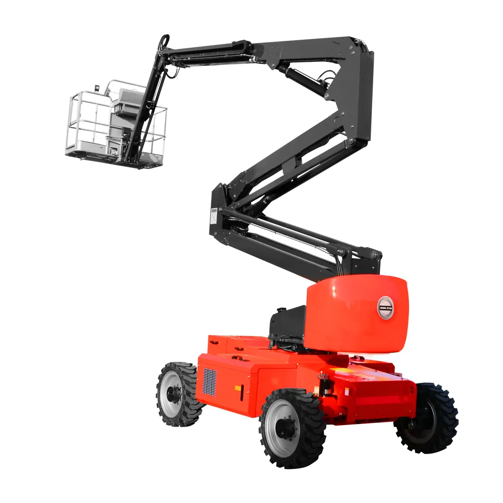 Advanced 18m Jlg Cherry Picker Warehouse Equipment Platform Articulated Electric Boom Lift