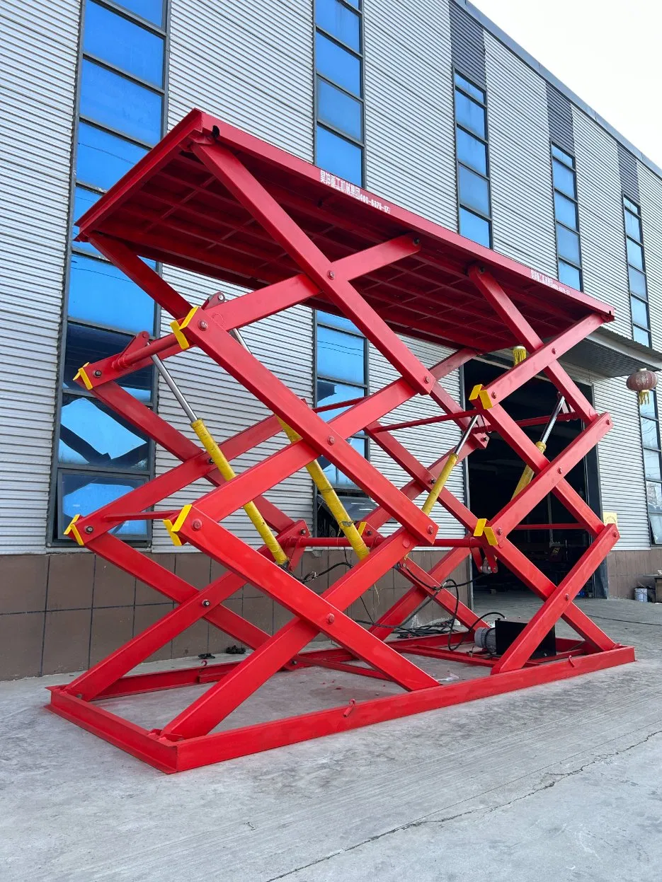Standard Electric Stationary Scissor Lift Platform Heavy Duty Hydraulic Fixed Lift Table for Material Handling
