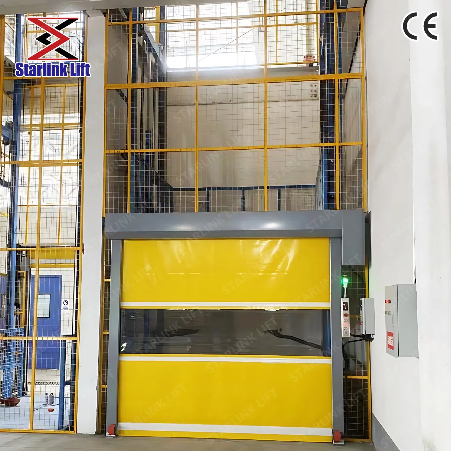CE Certified 5000kg Load Capacity Electric Hydraulic Warehouse Cargo Lift, Warehouse Electric Hydraulic Lift, Custom Vertical Lifting Platform