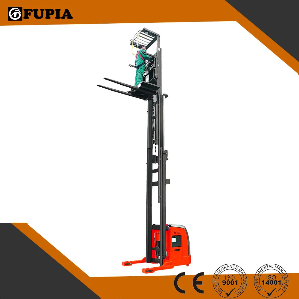 Aerial Forklift Electric High Level Max. 10m 11m Working Height Order Picker with CE Certificate