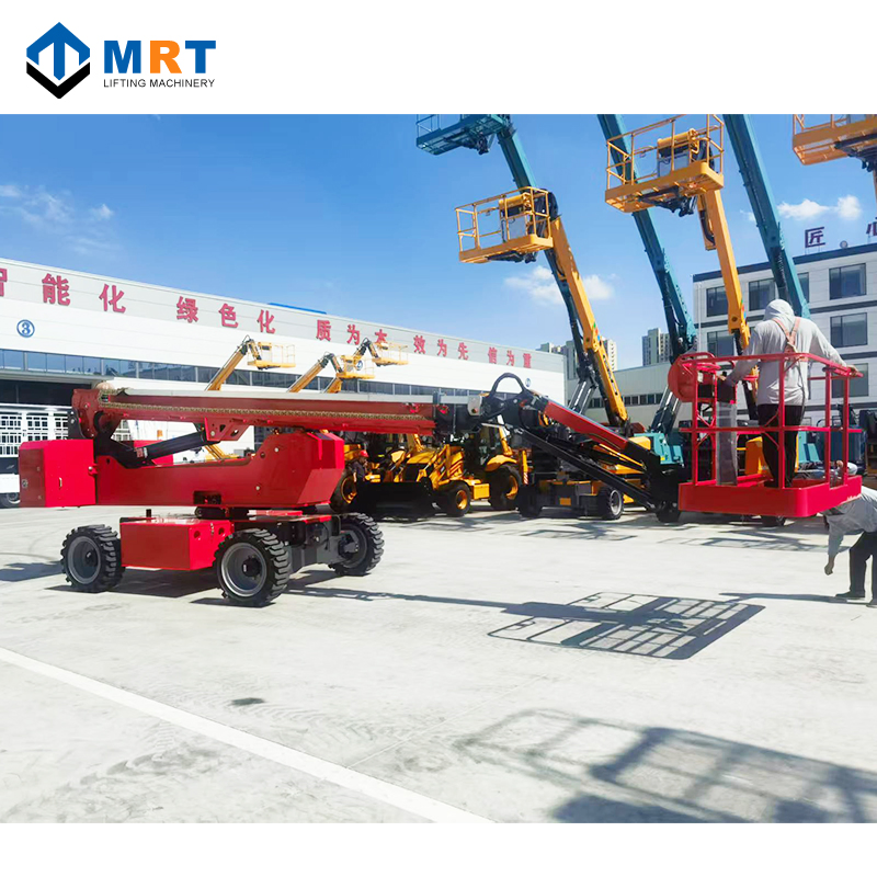 Factory Price Articulated Boom Lift Manlifts Electric and Diesel 10m 12m 14m 16m 20m 22m 24m 28m 34m High-Quality Machines for Rental and Sale