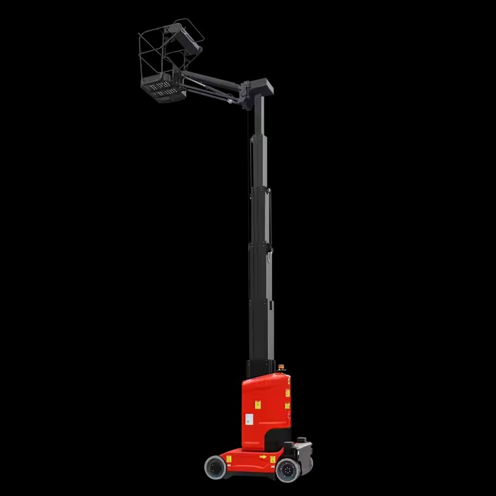 Mini Vertical Mast Electric Man Boom Lift with Compact Dimensions for Indoors Outdoors Tight Spaces