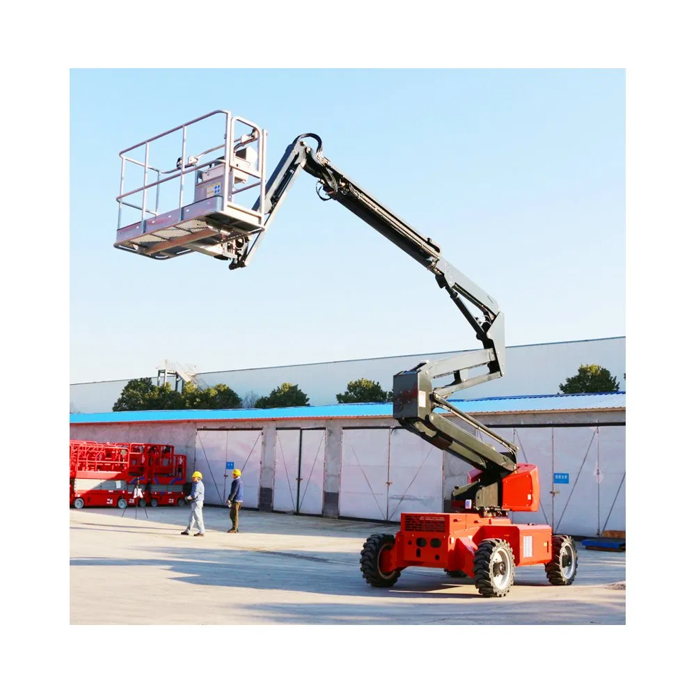 10~56m Hydraulic Arm Lift Platform Cherry Picker Self-Propelled Telescopic Articulating Boom Lift