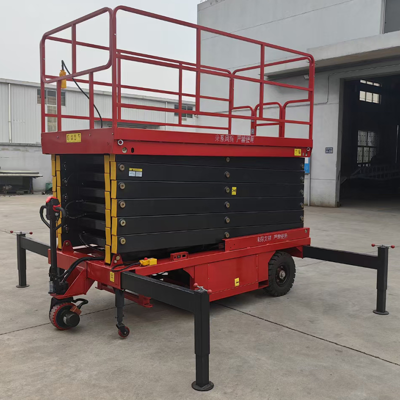 Portable Aerial Work Platform with Electric Mobile Scissor Lift