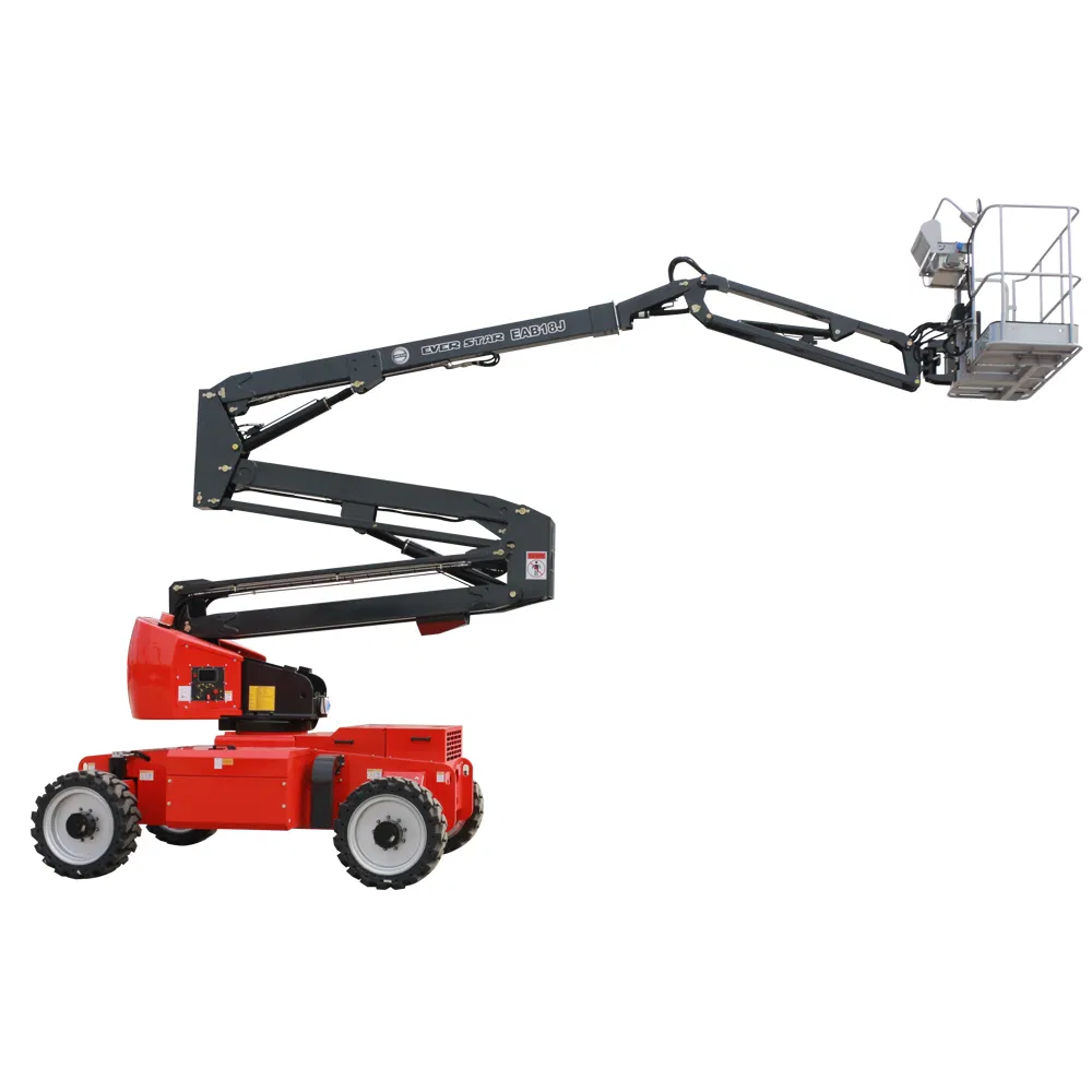 High-Efficiency Robust Foldable Articulated Mast Platform Cherry Picker Warehouse System Boom Lift