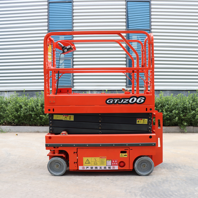 Mobile All-Terrain 10m Extended Platform Scissor Lift for Rough Ground