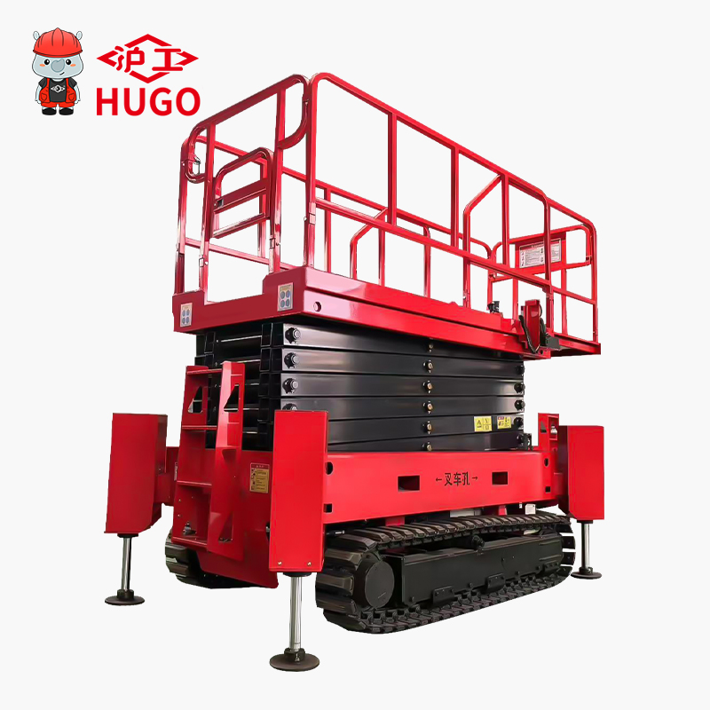 6m 8m 10m 12m Electric Mobile Scissor Lift Table Mobile Aerial Work Platform