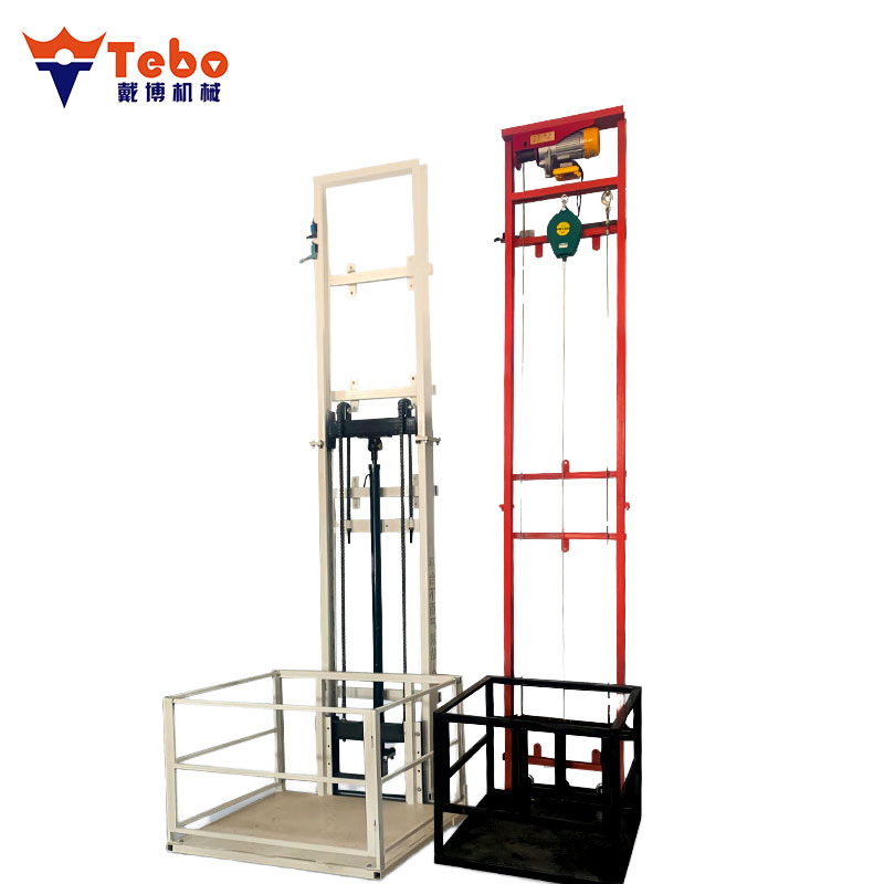 Industrial Vertical Cargo Lift Elevator for Small Warehouse Goods Lifting