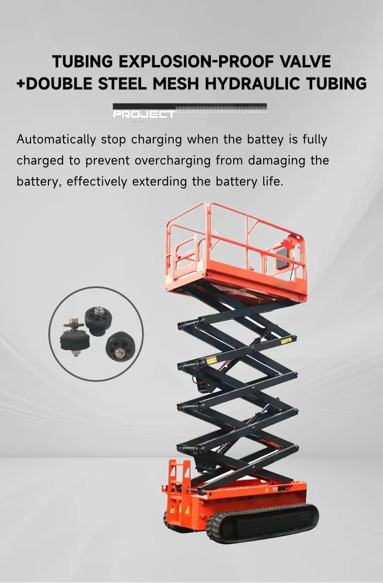 Crawler Scissor Lift View 6
