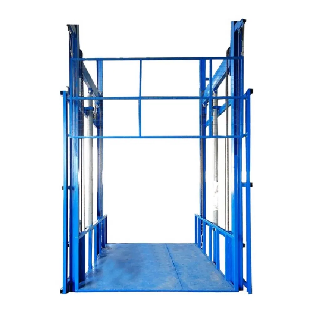 Electric Personnel Lift with Non-Marring Platform for Sensitive Floors