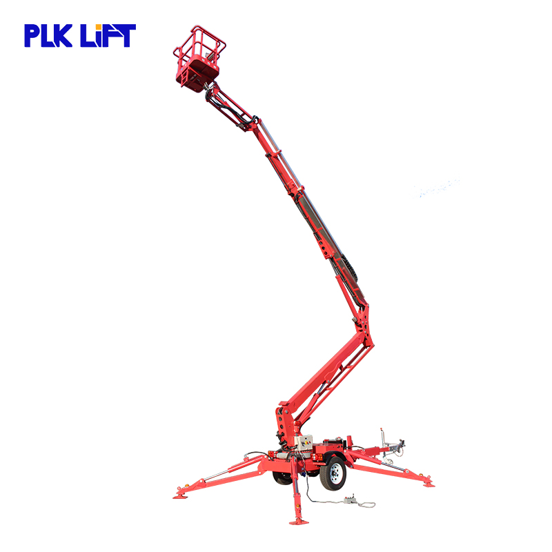 10~24m Articulated Cherry Picker Spider Lift Towable Boom Lift