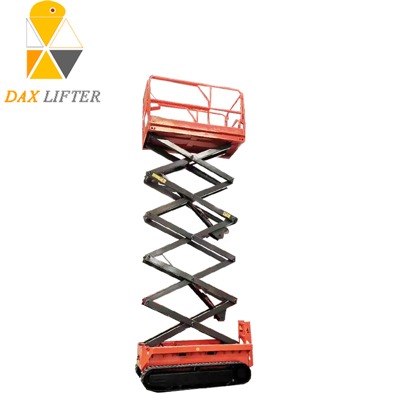 Industrial Stable Structure Rough Terrain Track Type Scissor Lift with Crawler Belt