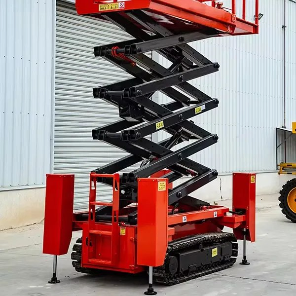 Rough Terrain Mobile Scissor Lift Platform Tracked Crawler Scissors Lift for Home Use