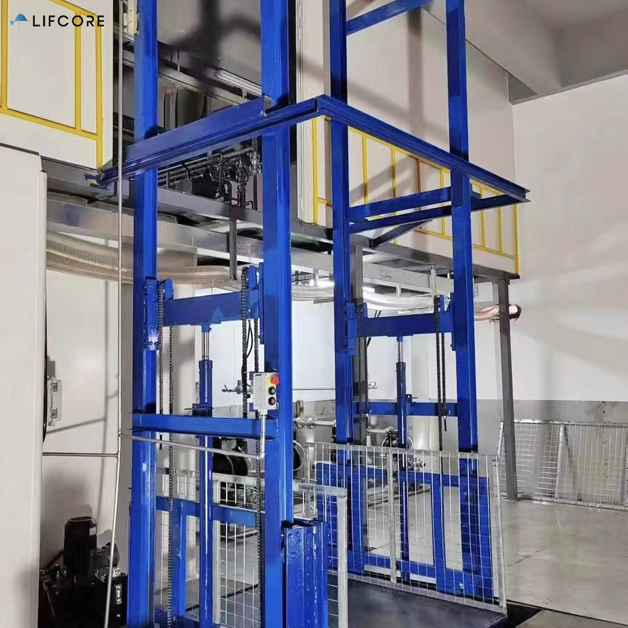 1-10 Ton Heavy Goods Lift Warehouse Cargo Lift Industrial Freight Elevator