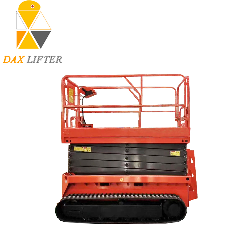 Industrial Stable Structure Rough Terrain Track Type Scissor Lift with Crawler Belt