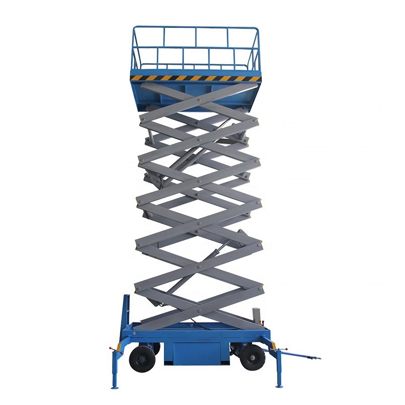 4-14m Aerial Work Platform Electric Mobile Scissor Lift Manlift with CE Certification
