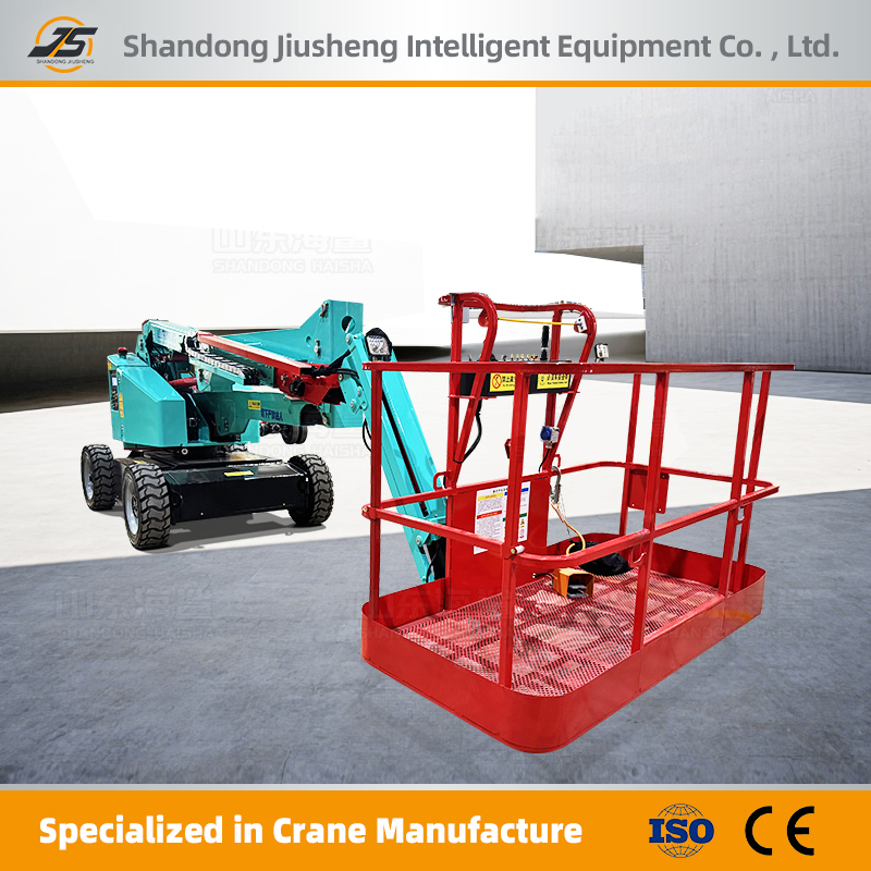 Electric Cherry Picker 16maerial Lift for Indoor Warehouse Maintenance Articulating Boom Lift