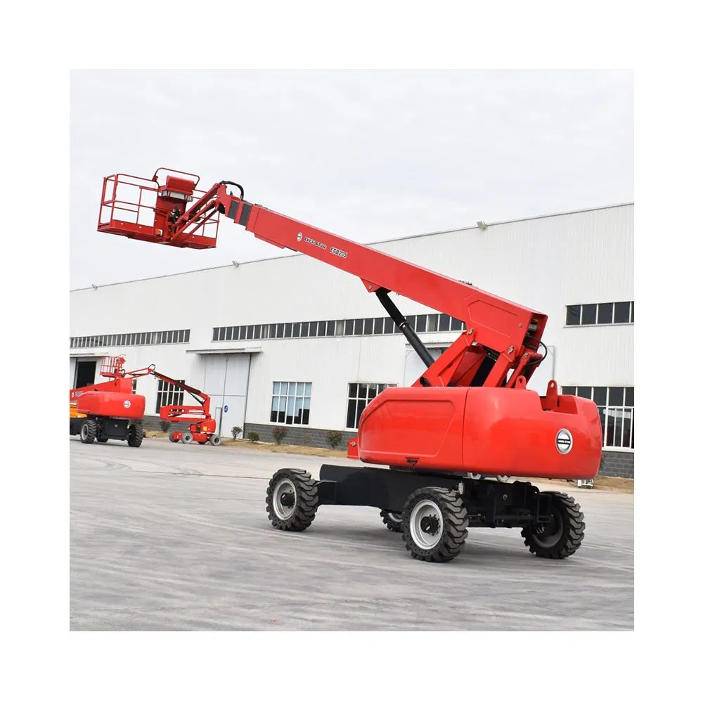 Low-Noise Electric Cherry Picker Warehouse Equipment Telescopic Diesel Boom Lift