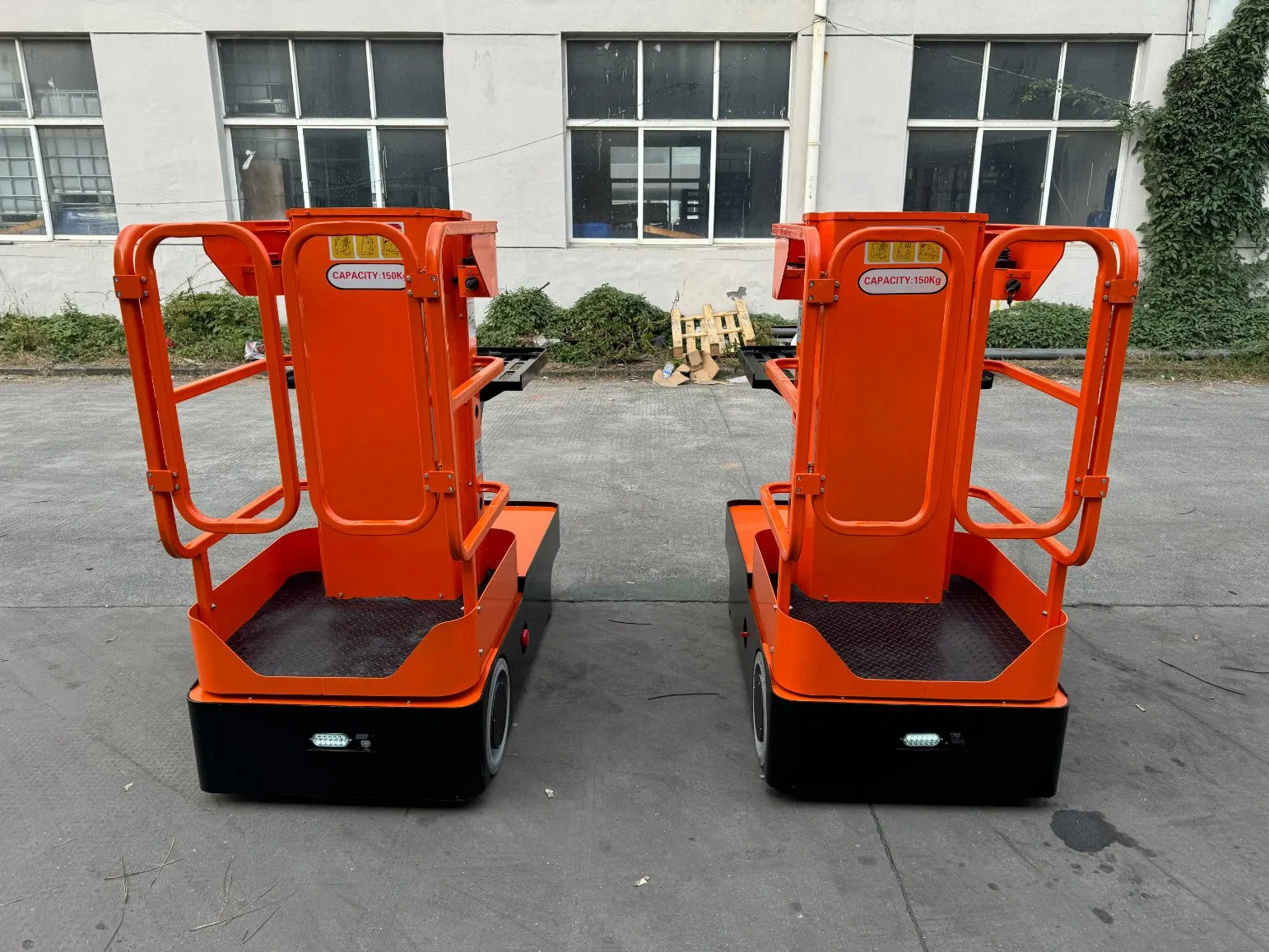 150kg Capacity Warehouse Order Picker Truck / 150kg