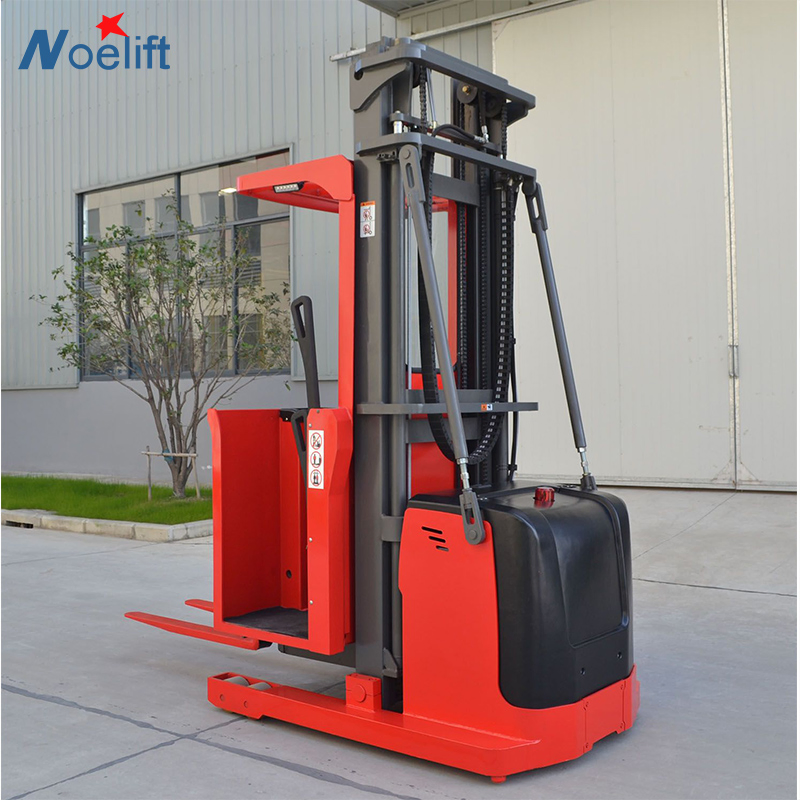 1000kg 4.5m Full Electric Order Picker with Adjustable Lifting Platform Orderpicker Truck in Very Narrow Aisle
