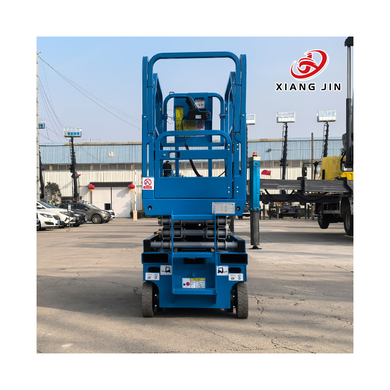 Crawler Self-Propelled Hydraulic Scissor Lift Outdoor Aerial Work Vehicle Rough Terrain Outrigger Diesel Powered Lift