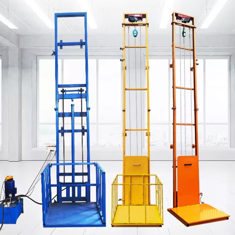 Industrial Hydraulic Goods Elevator - Stable Operation Vertical Lift with Safety Protection System