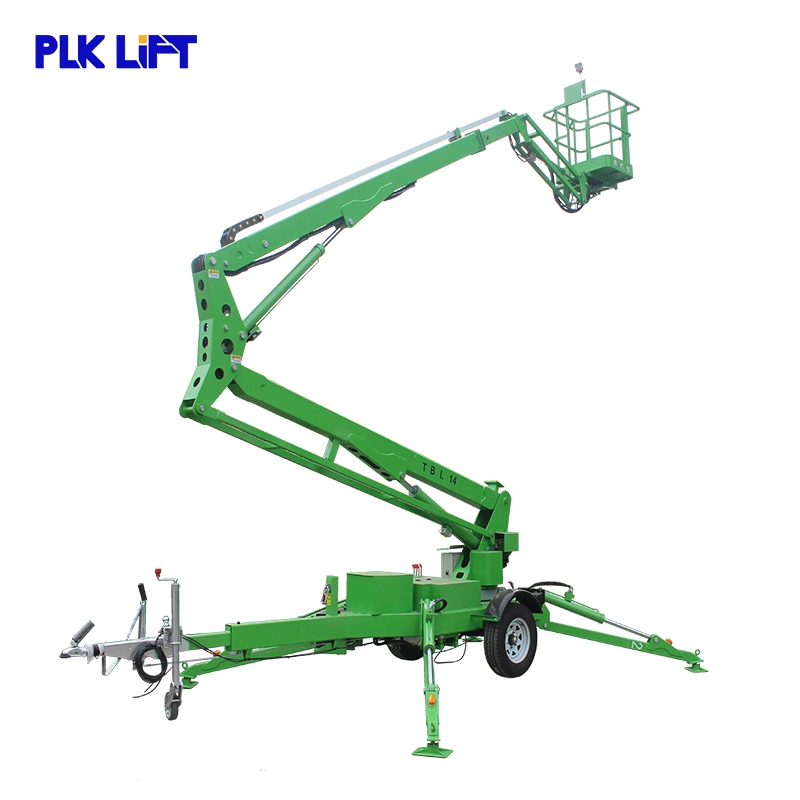 10~24m Articulated Cherry Picker Spider Lift Towable Boom Lift