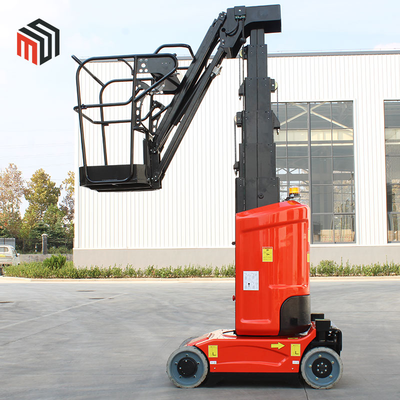 Narrow Aisle Warehouse Order Picker Self-Propelled Vertical Mast Lift Price