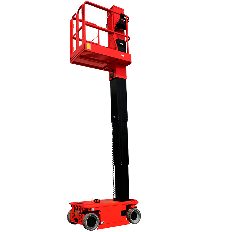6.8 M 227 Kg Mobile Electric Man Lift Platform for Aerial Work Industrial Vertical Lift
