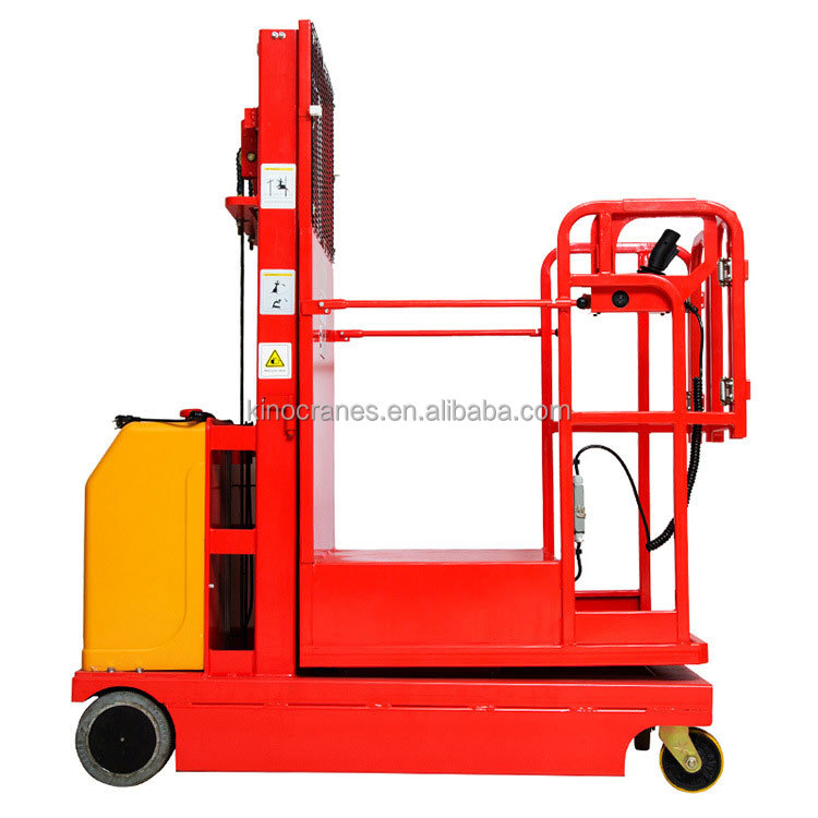 CE Certificated Self Propelled Lift Mini Fully Automatic Order Picker Platform for Warehouse