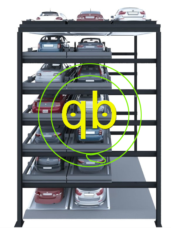 Seven Layer Puzzle Parking System Hoist Equipment Lift Platform Garage