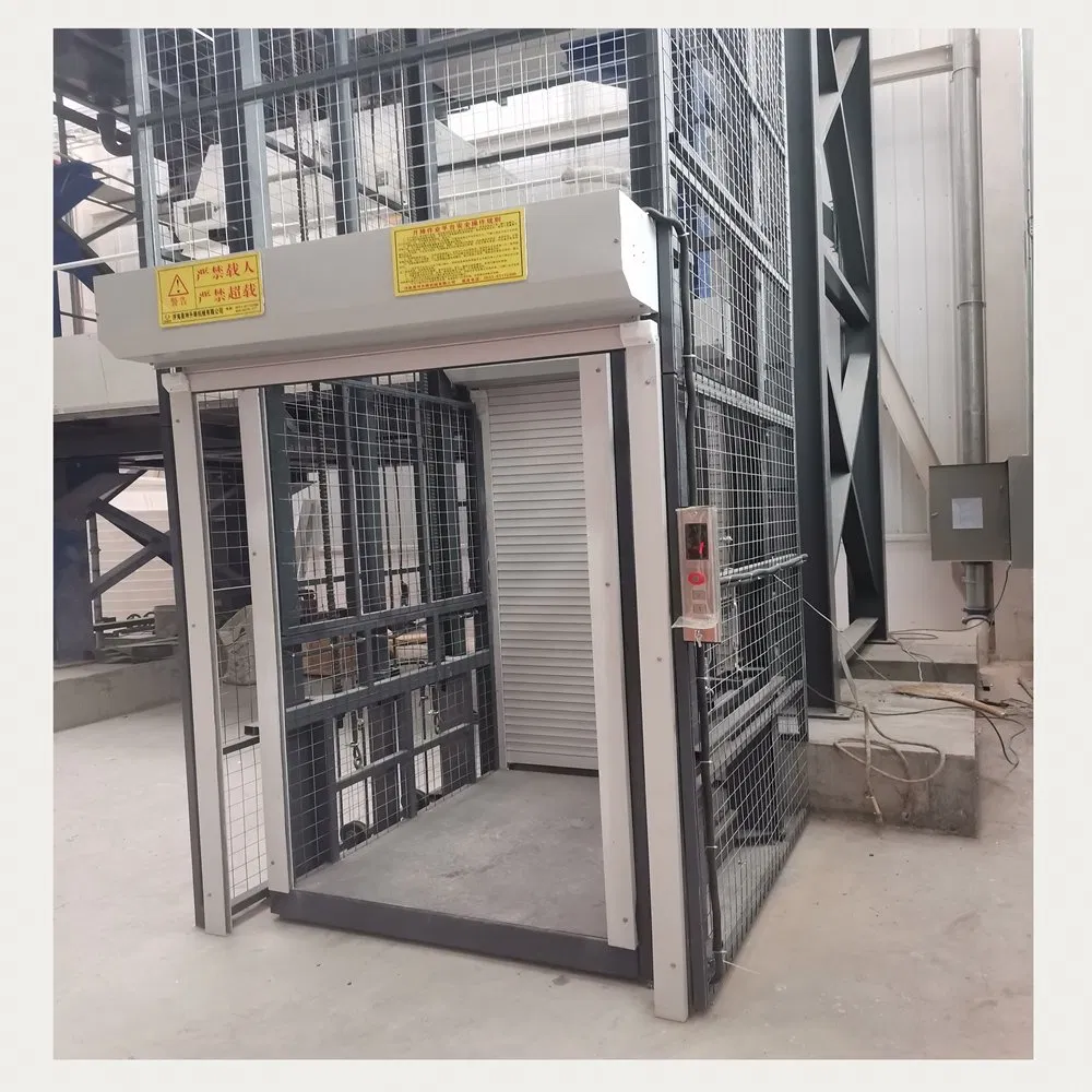 500kg -3ton Hydraulic Industrial Goods Freight Elevator Cargo Lift for Factory Construction