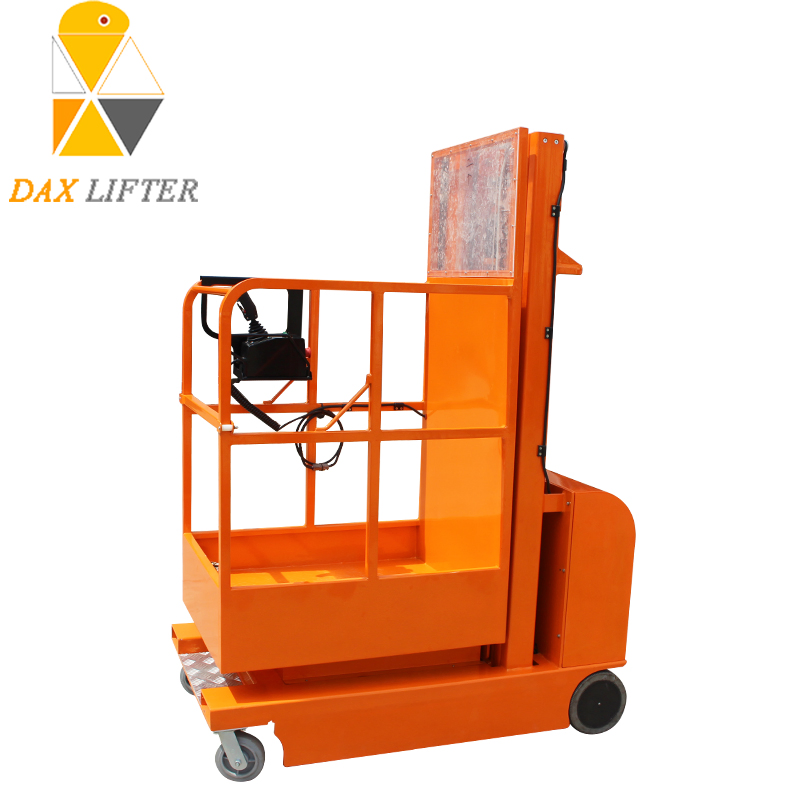 Full Electric Self Propelled Lift Stock Order Picker for Factory Warehouse
