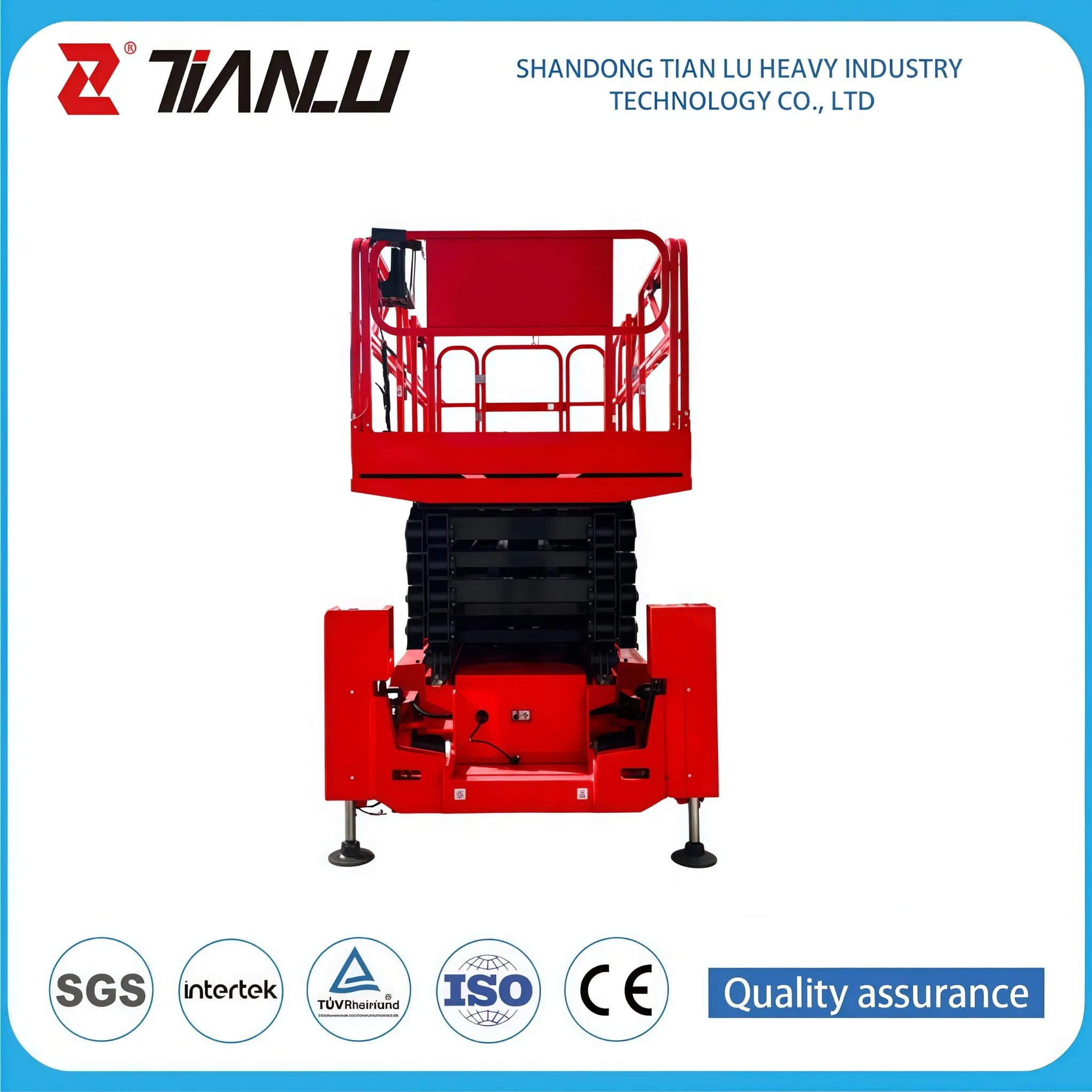 Self Propelled Rough Terrain Hydraulic Scissor Lift Work Platform