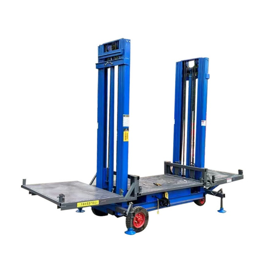 Construction Site Electric Work Freight Mobile, Scissor Lift Equipment Aerial Lifting Platform