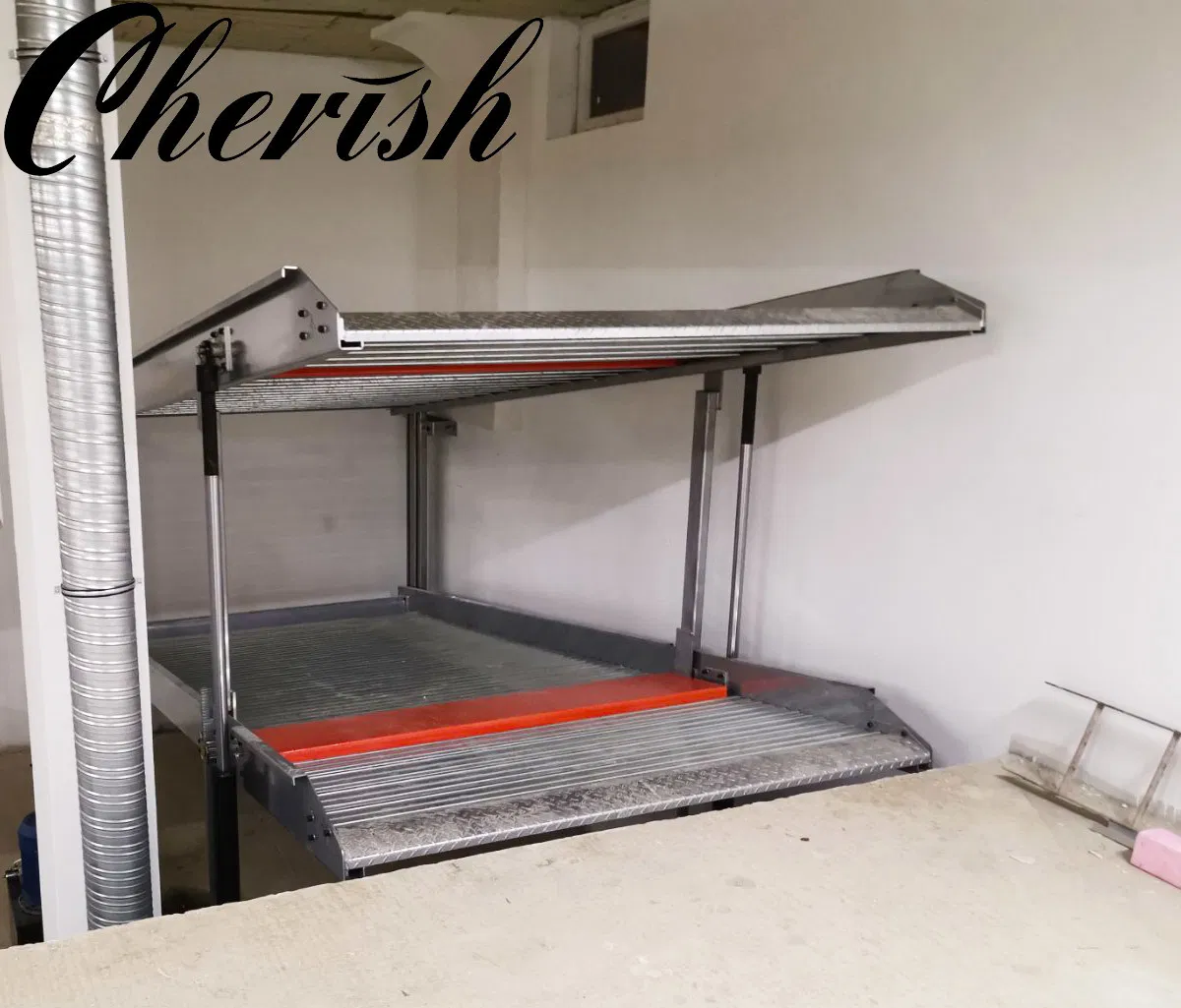 Basement Type Car Parking Lift, Two Levels Hydraulic Platform System