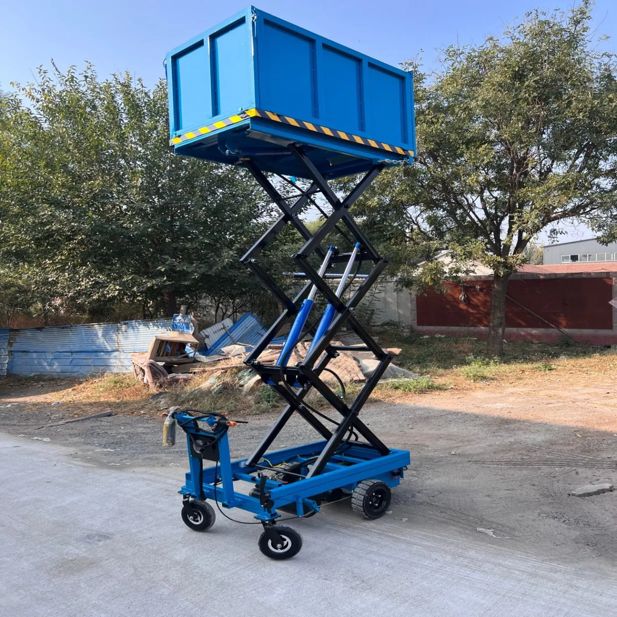 Portable Hydraulic Scissor Lifter, Electric Aerial 3m Hydraulic Lifting Platform Foshan