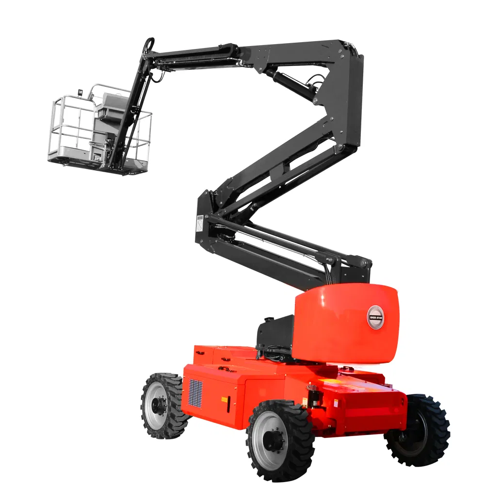 10~56m Hydraulic Arm Lift Platform Cherry Picker Self-Propelled Telescopic Articulating Boom Lift