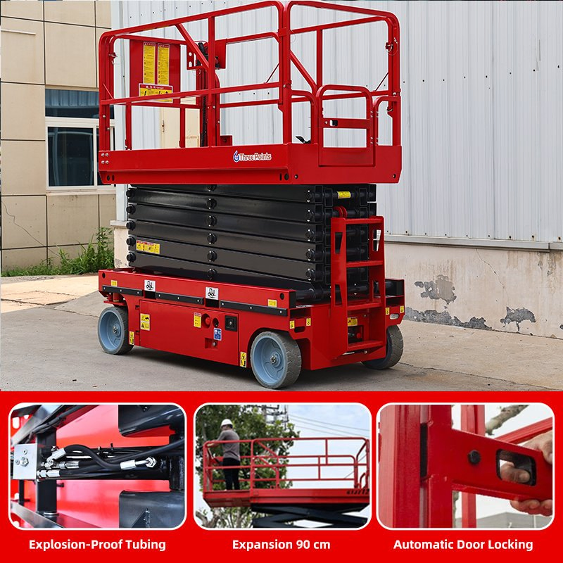 4m 6m 8m 10m 12m 14m Genie Man Lift Aerial Work Platform Electric Hydraulic Small Self Propelled Scissor Lifts for Sale