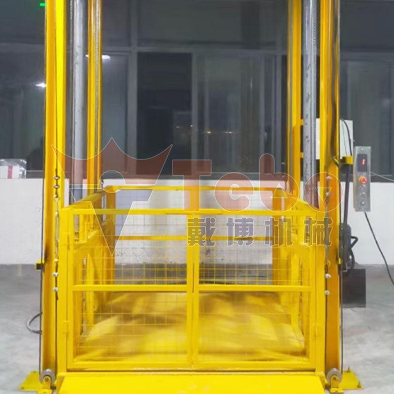 Wall-Mounted Hydraulic Cargo Lift Vvvf Industrial Vertical Freight Goods Elevator for Warehouse
