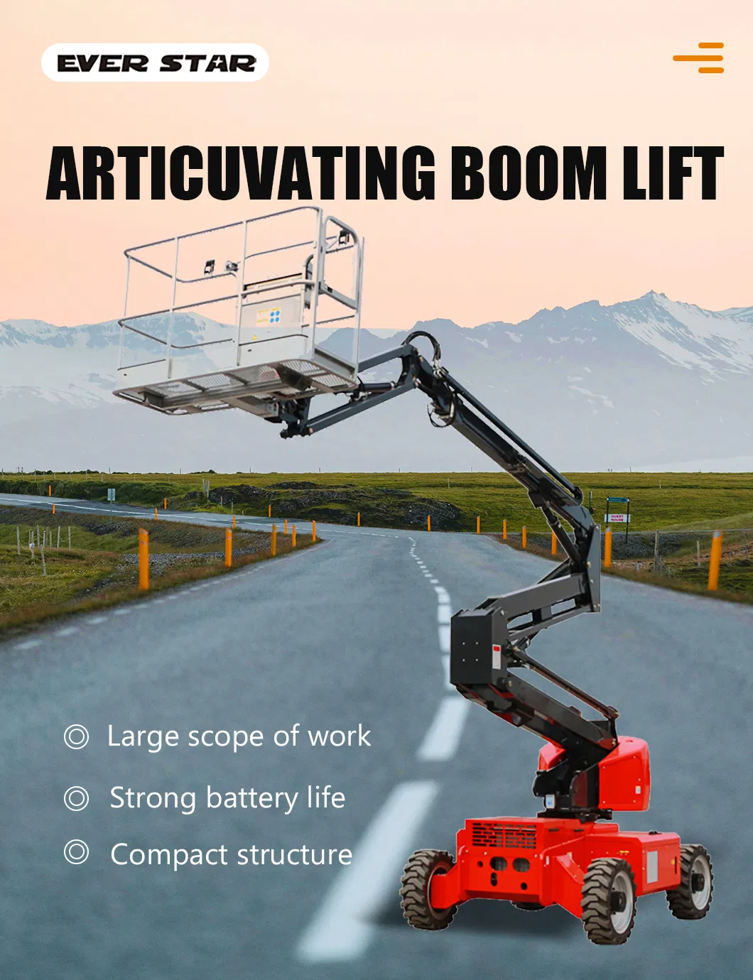 Articulated Electric Boom Lift
