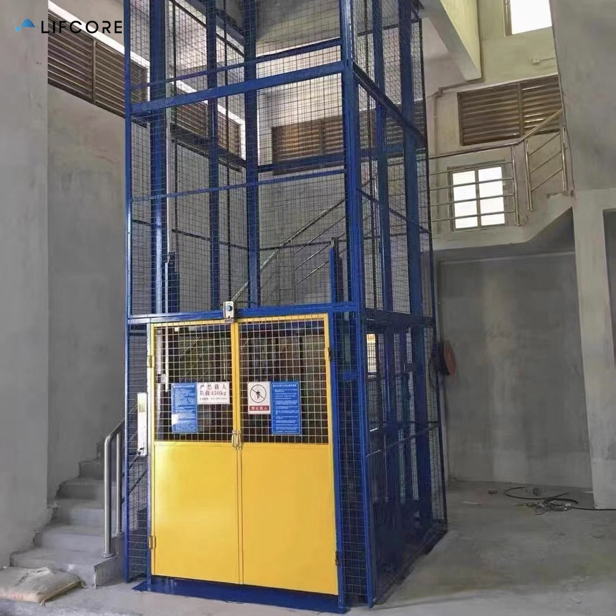 1-10 Ton Heavy Goods Lift Warehouse Cargo Lift Industrial Freight Elevator